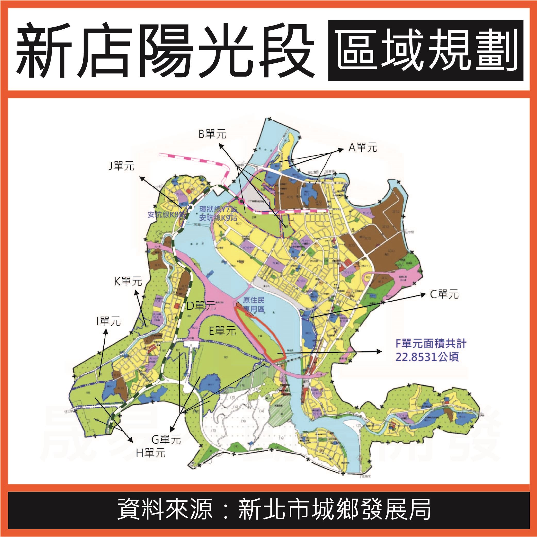新店陽光段(EF單元)徵收區-晟易不動產開發|領先市場的專業規劃
